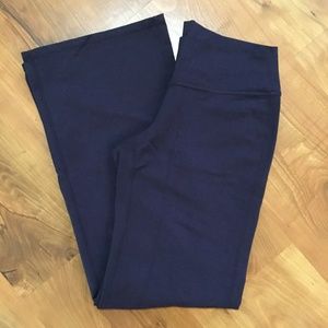 Athleta Fusion Yoga Pants Wide Leg Flap Sz SP